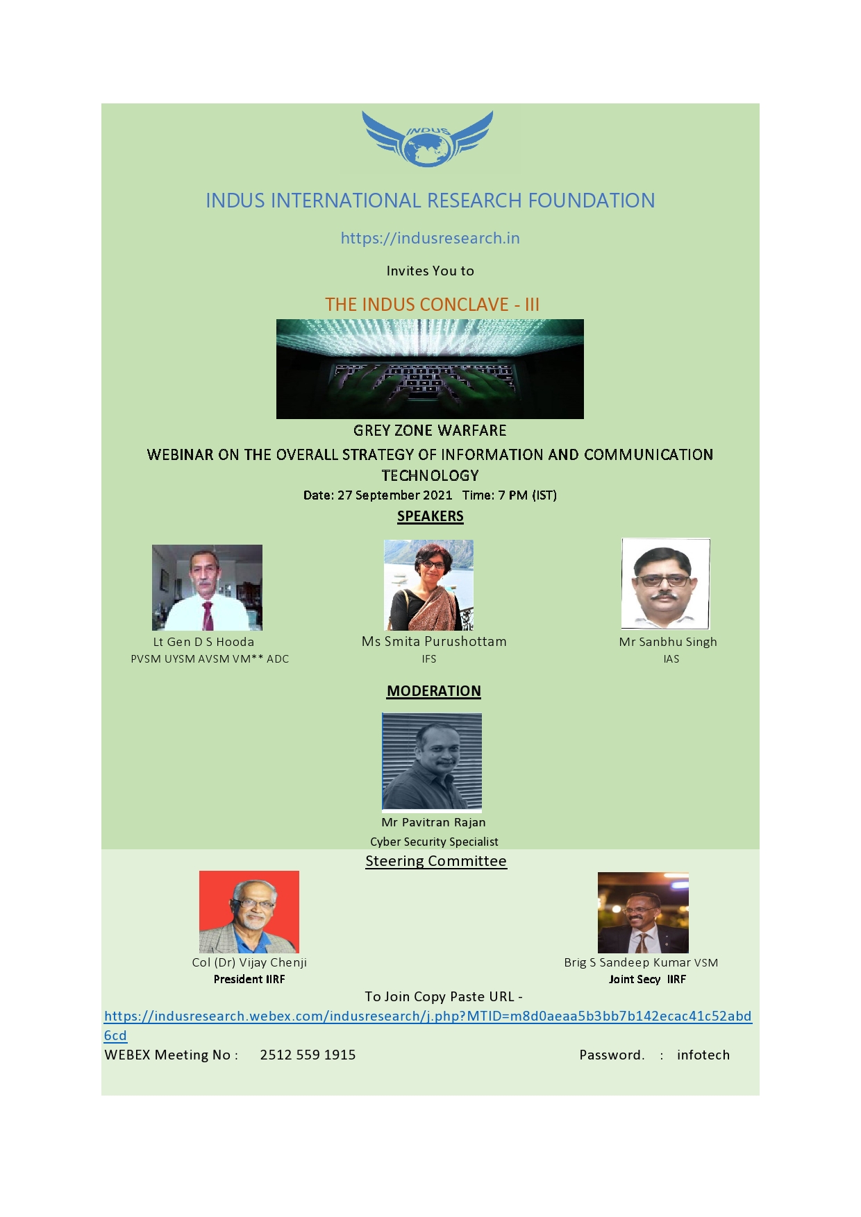 Indus Conclave – III – Grey Zone Warfare