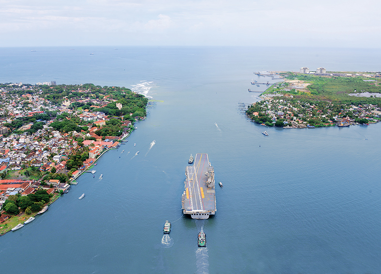 INS Vikrant Completes First Round of Sea Trials