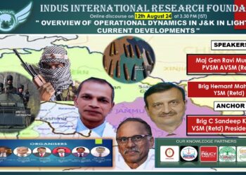 RECORDING of IIRF on line Panel Discussion on ” OVERVIEW OF OPERATIONAL DYNAMICS IN J&K IN LIGHT OF CURRENT DEVELOPMENTS “